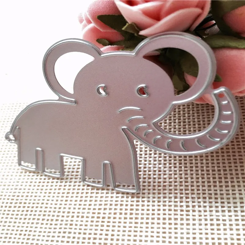 Слон трафарет металлический высекальный бумажная карточка для скрапбукинга