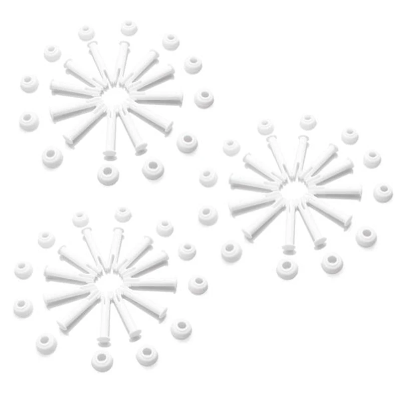 

36Pcs ABS Pool Joint Pins, 6cm/2.36in Cap Set Seals for Intex Swimming Pool Replacement Parts 28270-28272