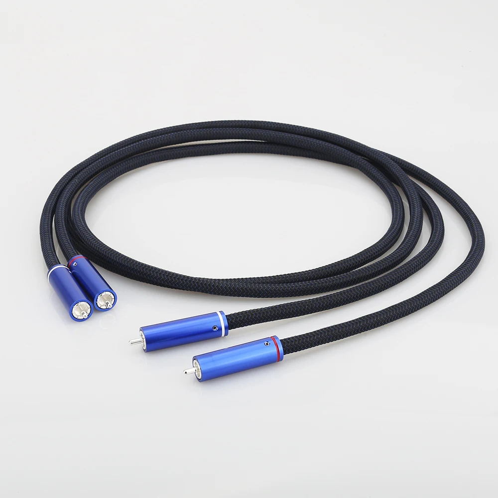 Audiocrast Audiophiles RCA Cable 2RCA Male to HiFi System Subwoofer Converter Adapter with Diameter 8mm HIFI | Электроника