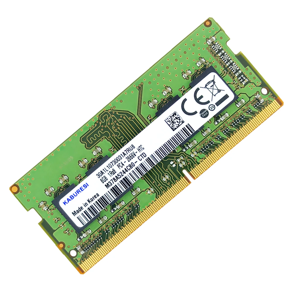 Оперативная память для ноутбука Kaburesi DDR4 4 Гб 2400 МГц низкое напряжение 1 2 в Sodimm|laptop