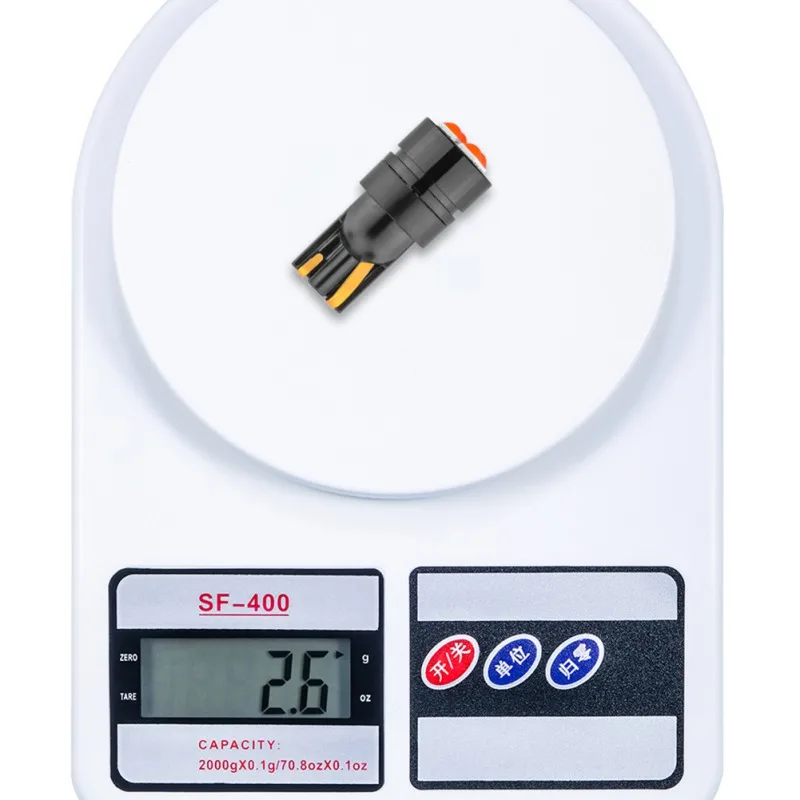 Комплект из 2 предметов высокого Мощность T10 3030 4SMD супер яркий светодиодный