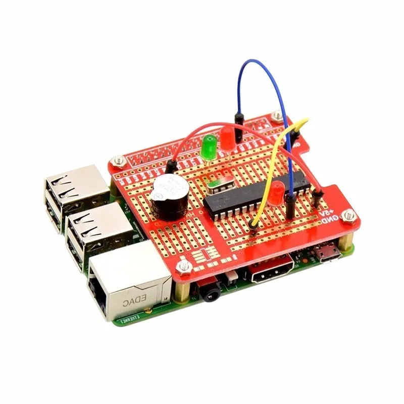 Diy Прототип шляпа Щит расширение доска Gpio с винтами для Raspberry Pi 3/2 Модель B +