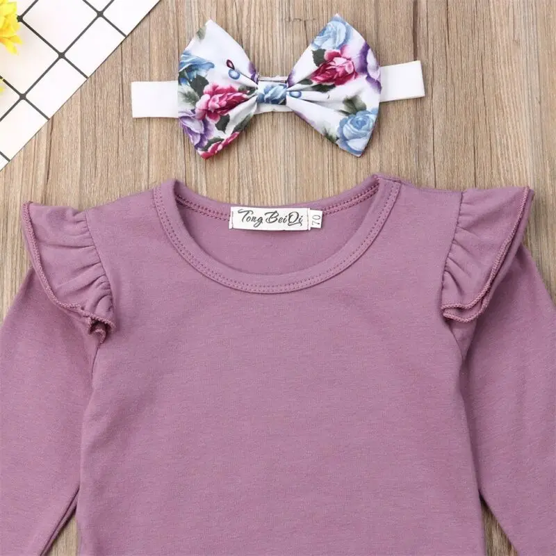 Emmababy Одежда для новорожденных девочек хлопковый комбинезон с