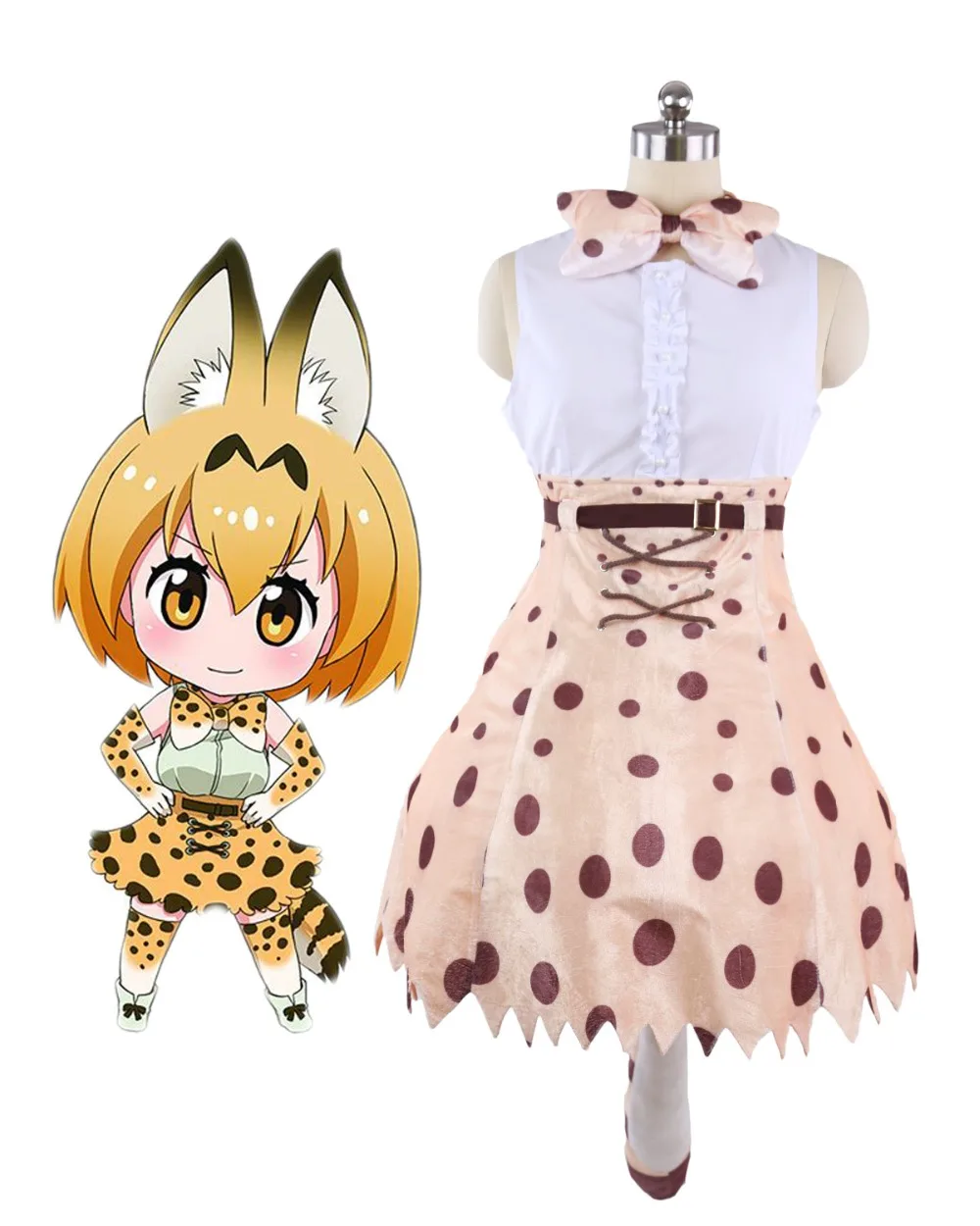 Kemono Friends Serval Cat Cosplay Costume Custom Made | Costumes