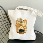 Аниме Сумка-тоут радужные холщовые сумки 2021 Нана хиппи женская сумка для покупок манга Женская ткань с плечевым ремнем для волейбола Готика