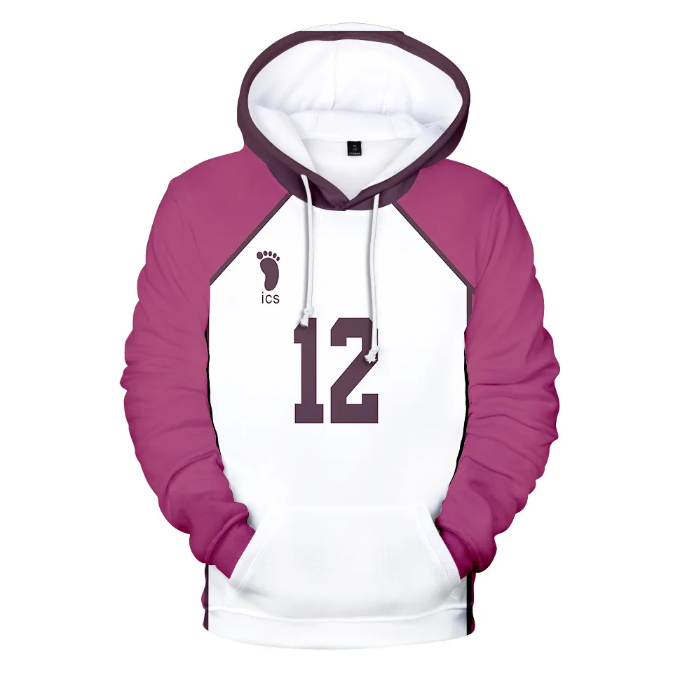 Аниме Haikyuu Косплей Джерси Shiratorizawa Толстовка Академия Ushijima Wakatoshi Tendo Satori спортивный
