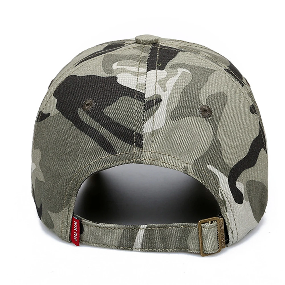 New Men American Sports Tonal Flag Patch Embroidery Curved Cap Military Tactical Operator Detachable Baseball Army Camo Hat