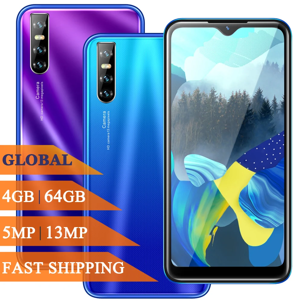Смартфон Note 9 Pro lte 4G Оперативная память 64G Встроенная 6 26 дюймов Face ID в виде капли