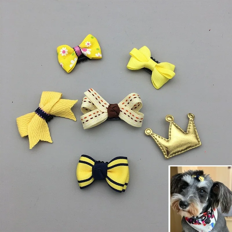 10 шт./лот зажим для волос маленькой собаки безопасные зажимы собак BB заколка