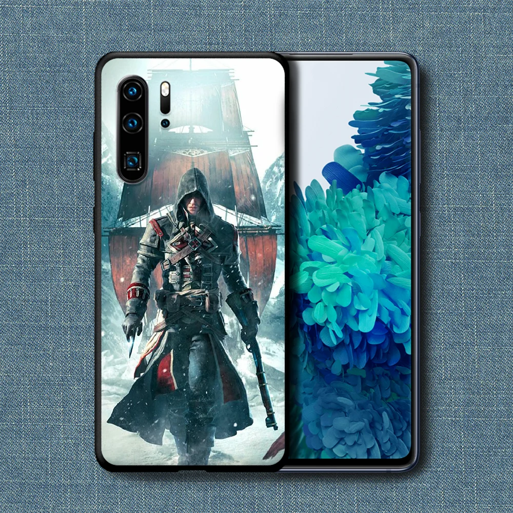 

Assassin Phone Case For Huawei P Mate Smart 10 20 30 40 Lite Z 2019 Pro black Coque Pretty Prime 3D Cover Silicone Cell Tpu