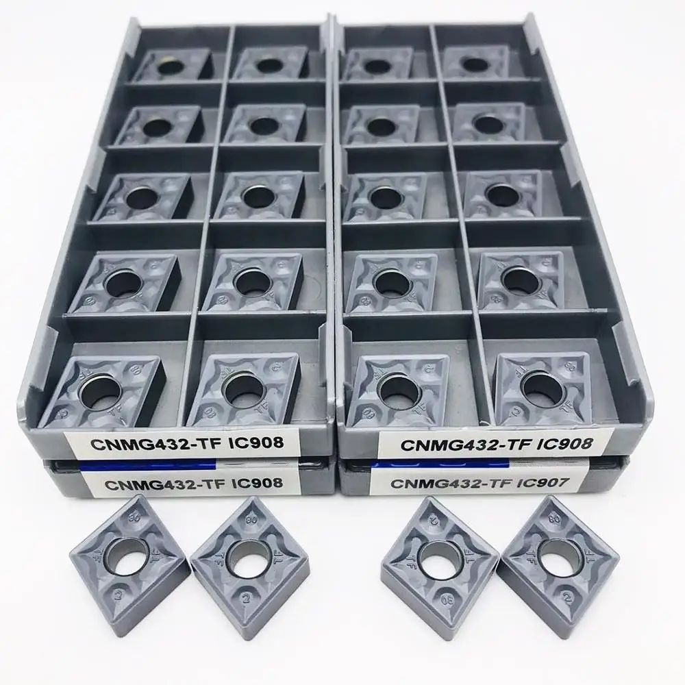 

CNMG120408 TF IC907 IC908 high-quality carbide external turning tool CNMG 120408 milling cutter lathe parts tool turning tool