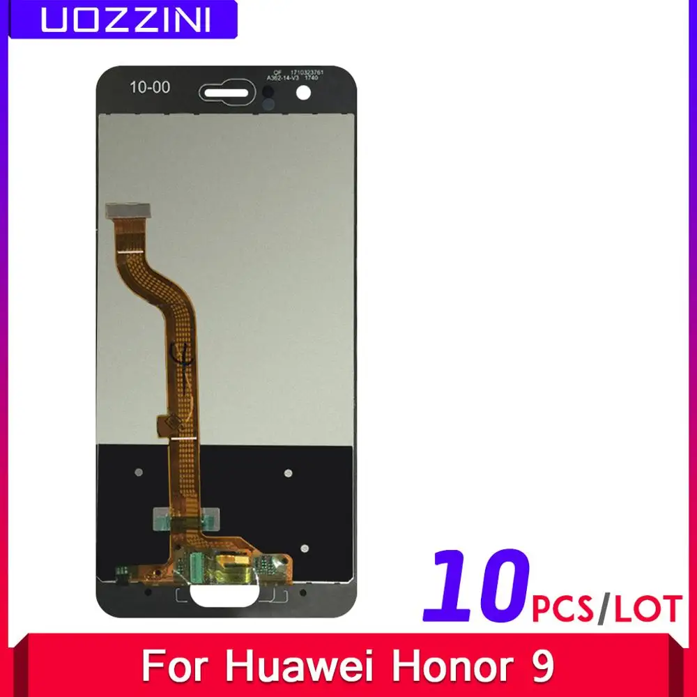 Жк дисплей для Huawei Honor 9 10 шт. 100% испытано сенсорный экран дигитайзер в сборе