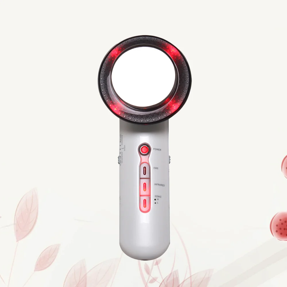 

Infrared Ultrasonic Facial Massager Multifunctional Sliming Skin Care System Machine with Plug