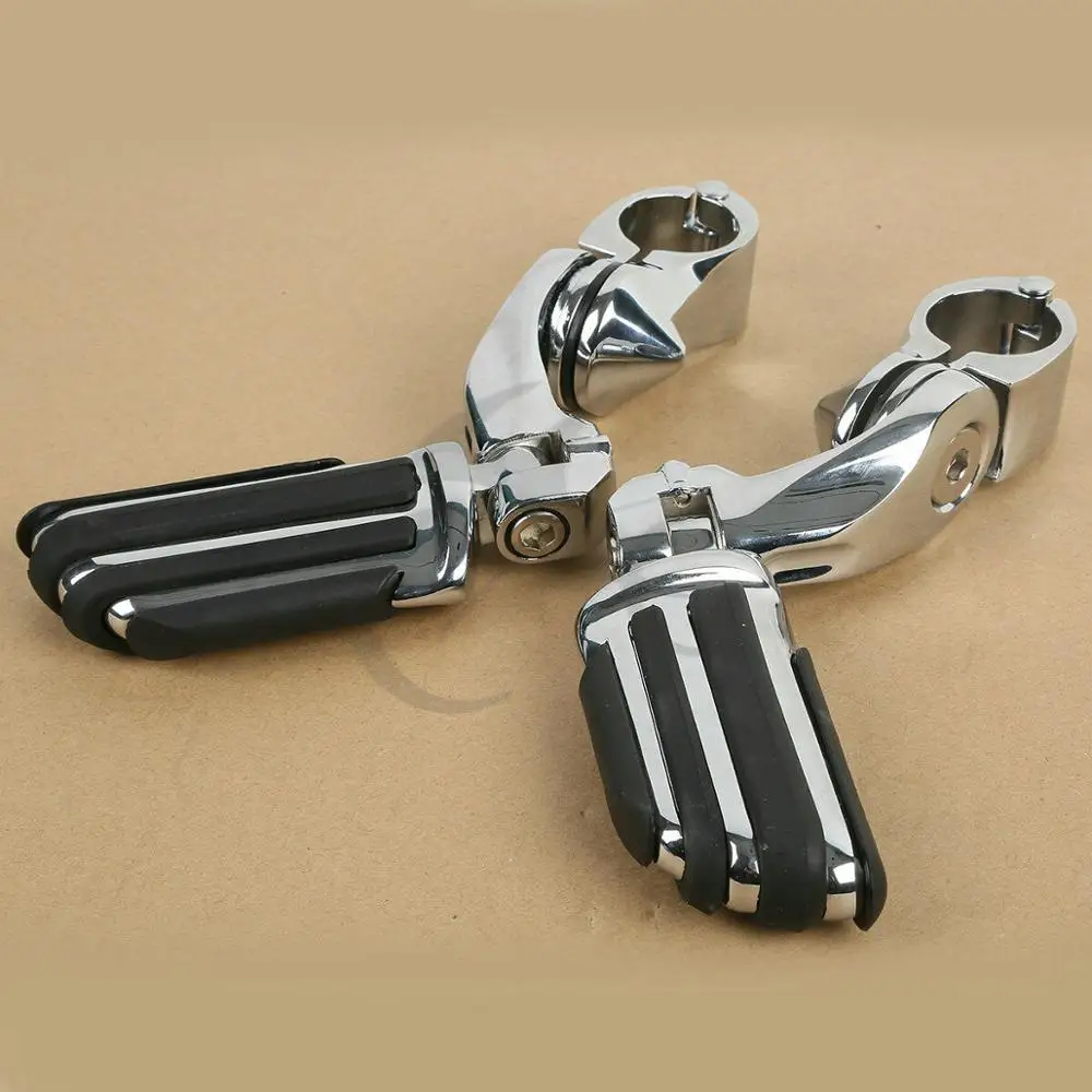 Мотоциклетный регулируемый короткий упор для ног 1 25 дюйма Harley Touring Road King Street