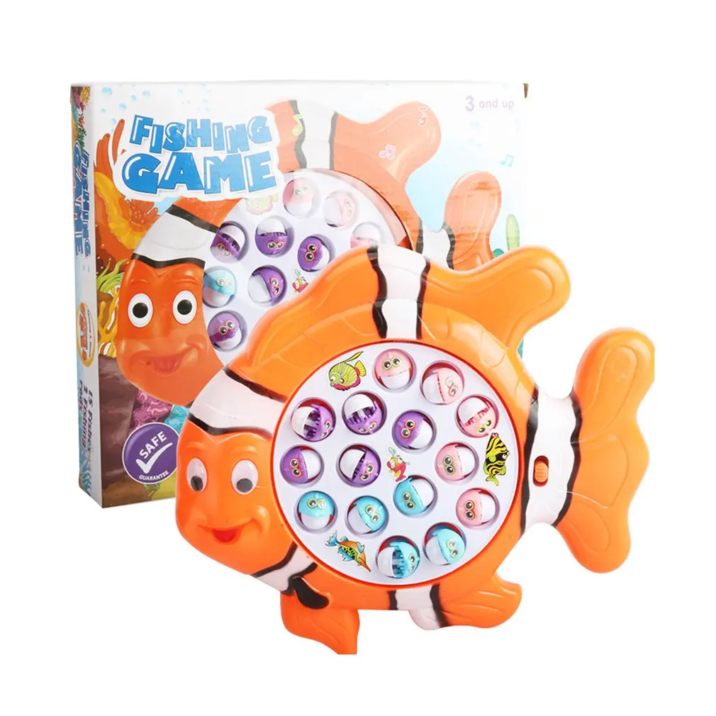 Набор рыболовных игрушек Детский Электрический большой музыкальный вращающийся