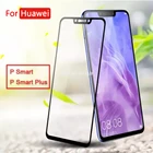Защитное стекло для Huawei P Smart Fig-lx1 Plus, чехол из закаленного стекла для телефона Huawei Honor Psmart Smartplus 9H, полное покрытие