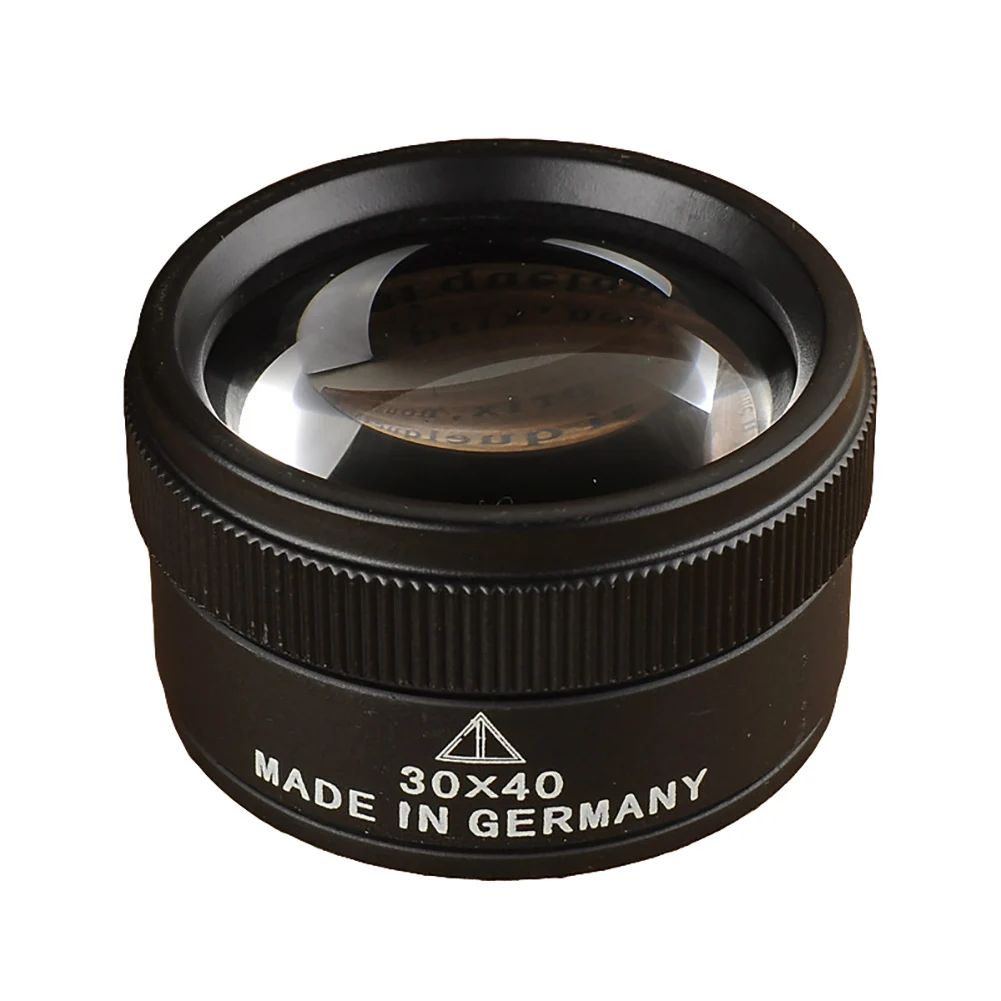 Увеличительное стекло 30X для Ювелирные Монеты марок оптическое линза Лупа