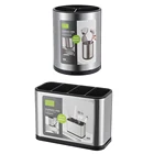 Ящик для хранения палочек из нержавеющей стали, кухонный стеллаж для хранения палочек, ложек, клетка для хранения посуды