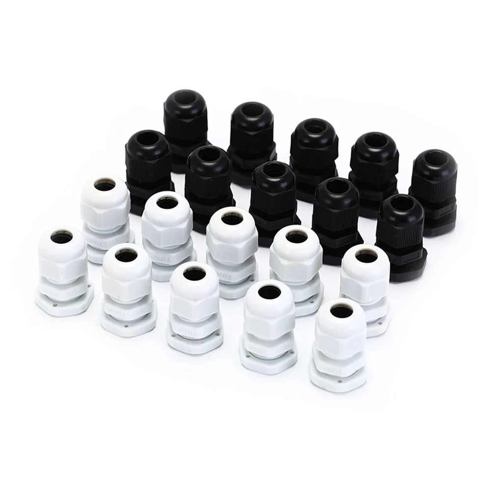 Водонепроницаемый нейлоновый Пластиковый Кабельный соединитель IP68 M16 X 1 5 10