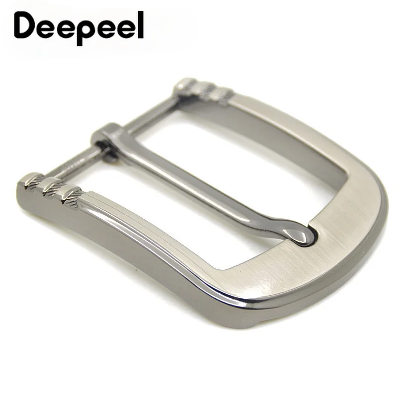 

2pcs 40mm Men Solid Metal Buckles for Belts 37-38mm Rectangle Pin Buckle Waistband Belt Head DIY Leather Craft Accessories YK194