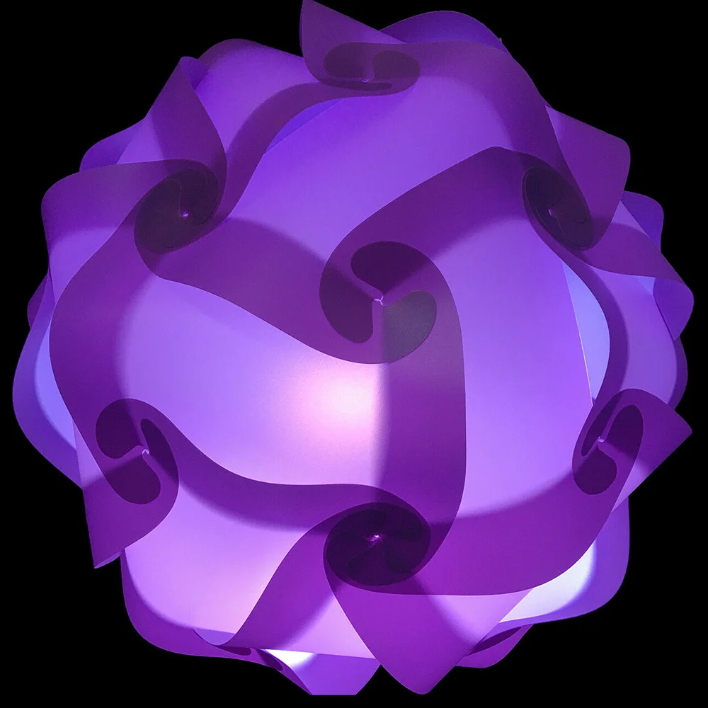 

4 Colors DIY Lampshade Color Spherical Creative Lampshade Lighting Accessories DIY Puzzle Lampshade Lighting Accessories