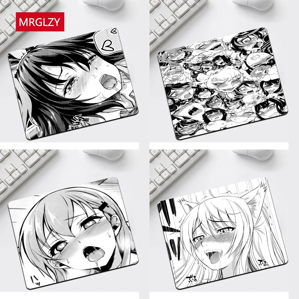 

Anime Girl Japan Manga Face Unique Desktop Pad Game Mousepad Top Selling Wholesale Gaming Pad Mouse 22x18cm Anime Mouse Pad
