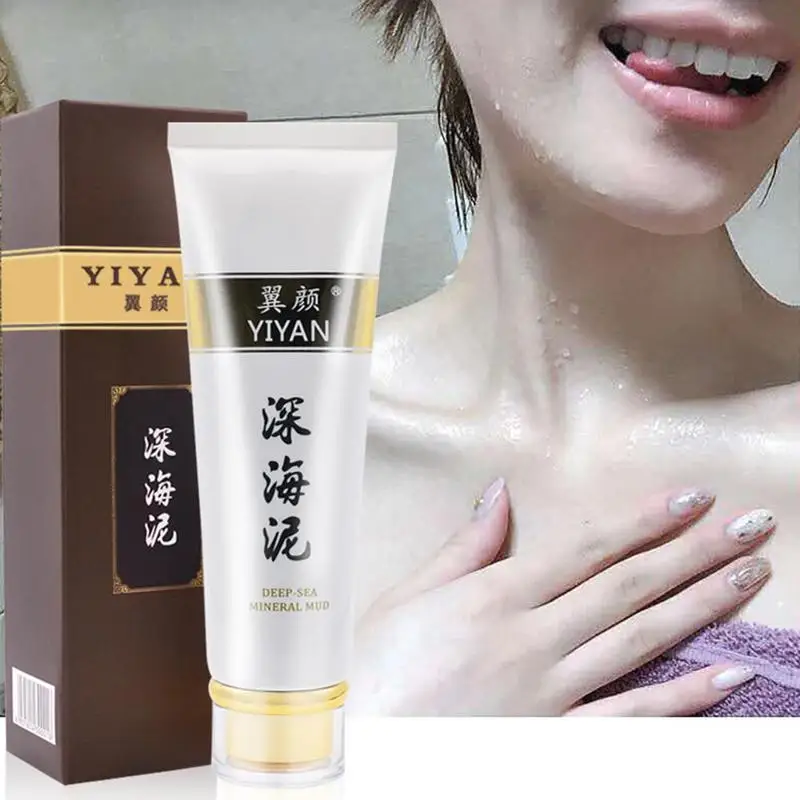 

1Pcs Deep Sea Mud Shower Gel Whitening Milk Shower Clean Care Shower Moisturizing Wash Cream Deep Gel Body Exfoliating Body T2A5