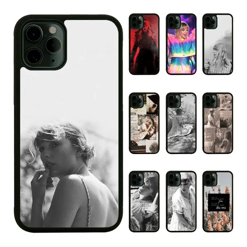 

Taylor Folklore Singer Swifts Phone Case For iPhone 13 12 11Pro Max 11 XR XS Max X 8 7 6 6S Plus Mini SE 2020 hard Fundas