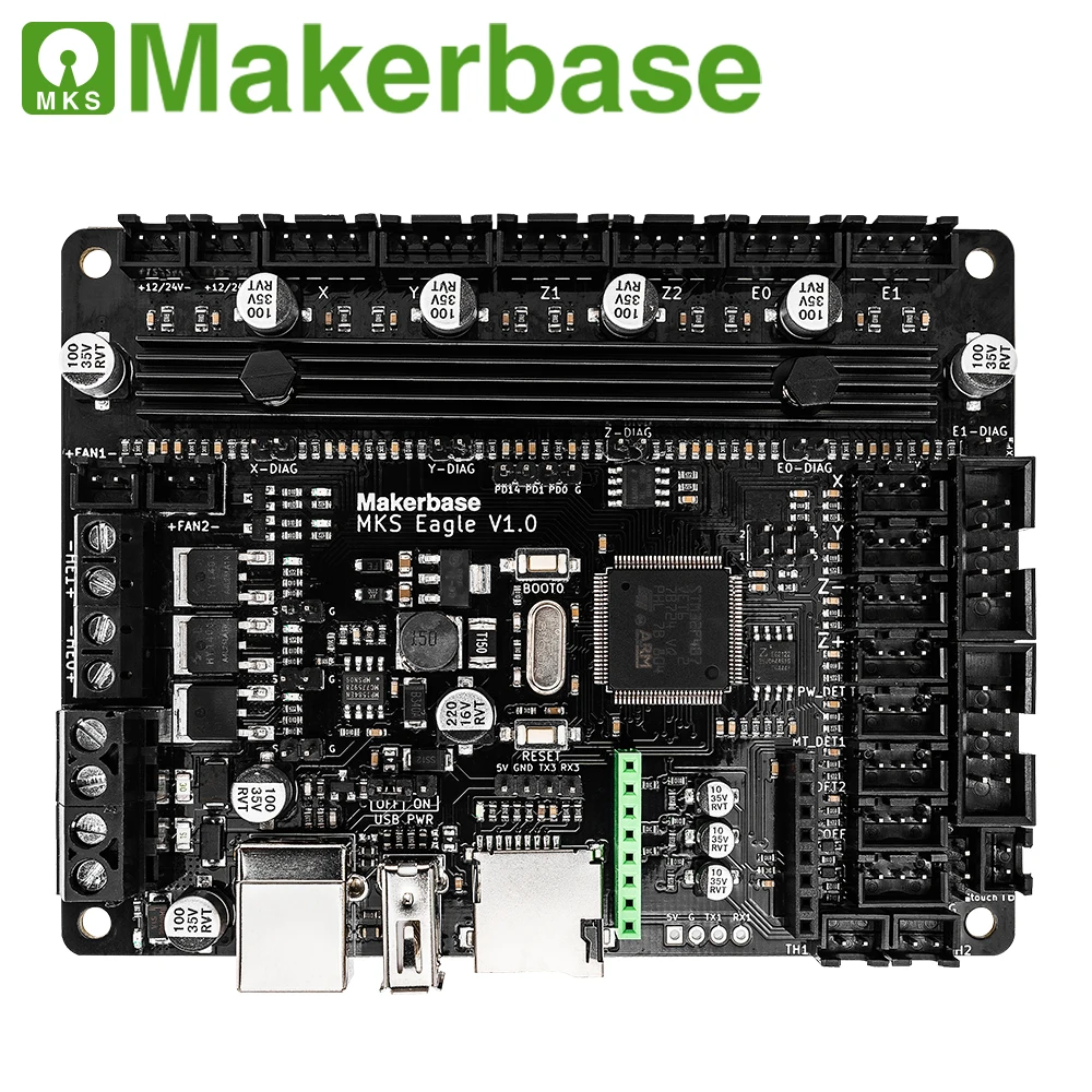 Makerbase MKS Eagle 32-битная плата управления TMC2209 UART на плате запчасти для 3D принтера TFT