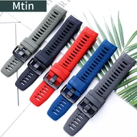 silicone smart strap mens watch accessory pin buckle for garmin instant outdoor sports wristband ladies bracelet watchbands