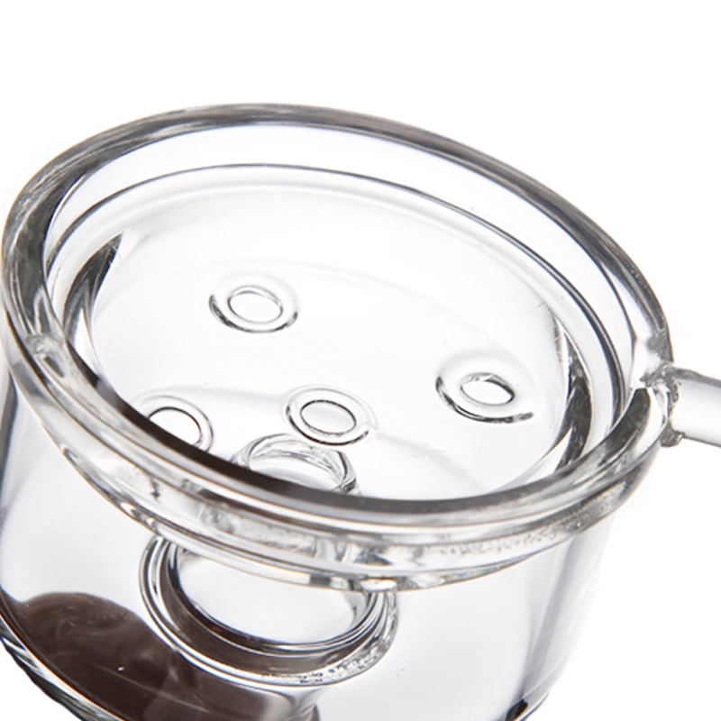 2 шт./кор. одноразовые кальяна толстые Стекло поддон для угля Чичи наргиле