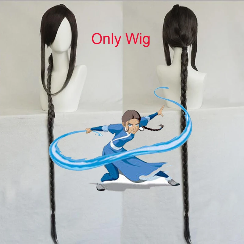 

Avatar The Last Airbender Cosplay Katara Cosplay Costume Necklace And Wig 2020 New Halloween Costume For Women Men Custom Made