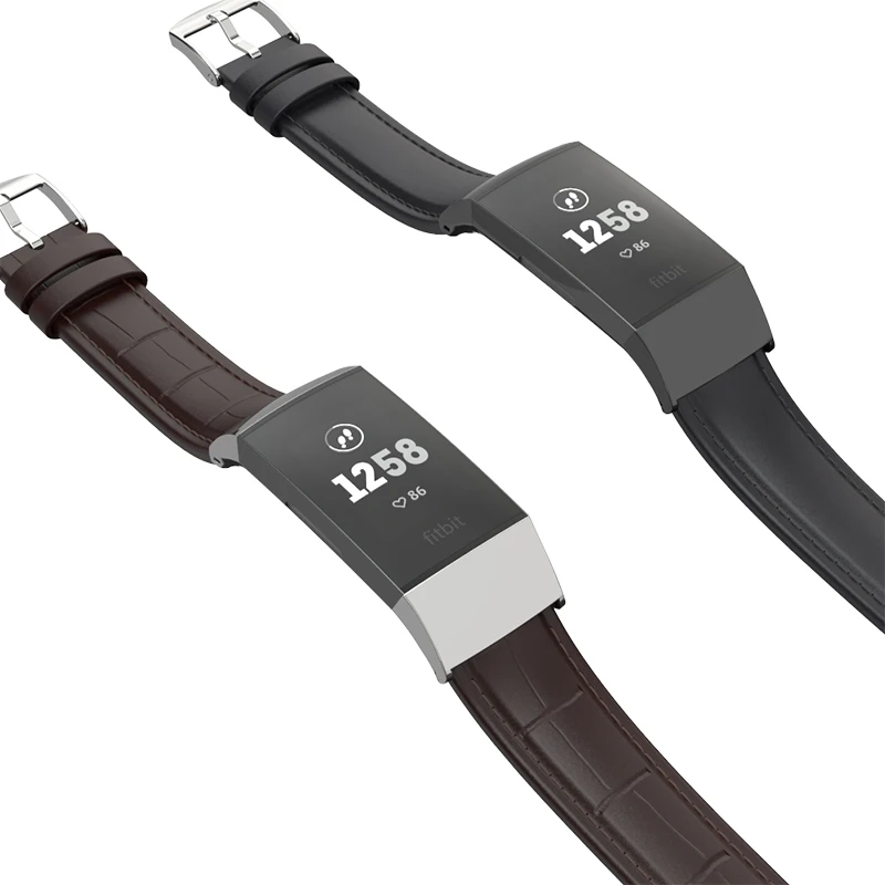 Для Fitbit Charge 3 ремешок Pulseira для взрослых умный Браслет-петля fit bit charge кожаный часов