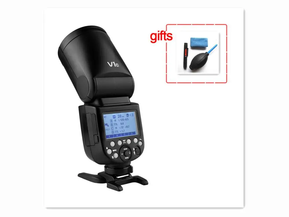 only V1 Вспышка Godox V1 V1C V1N V1S V1F V1O ttl 1/8000s HSS литиевая батарея Speedlite вспышка для C N S O CD50 T03 Y - Цвет: only V1