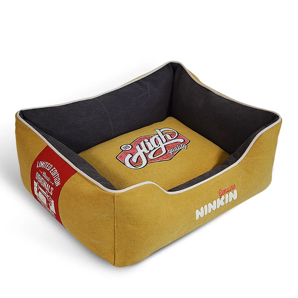 Диван кровать для домашних животных съемная моющаяся кошачья гнездо маленьких и