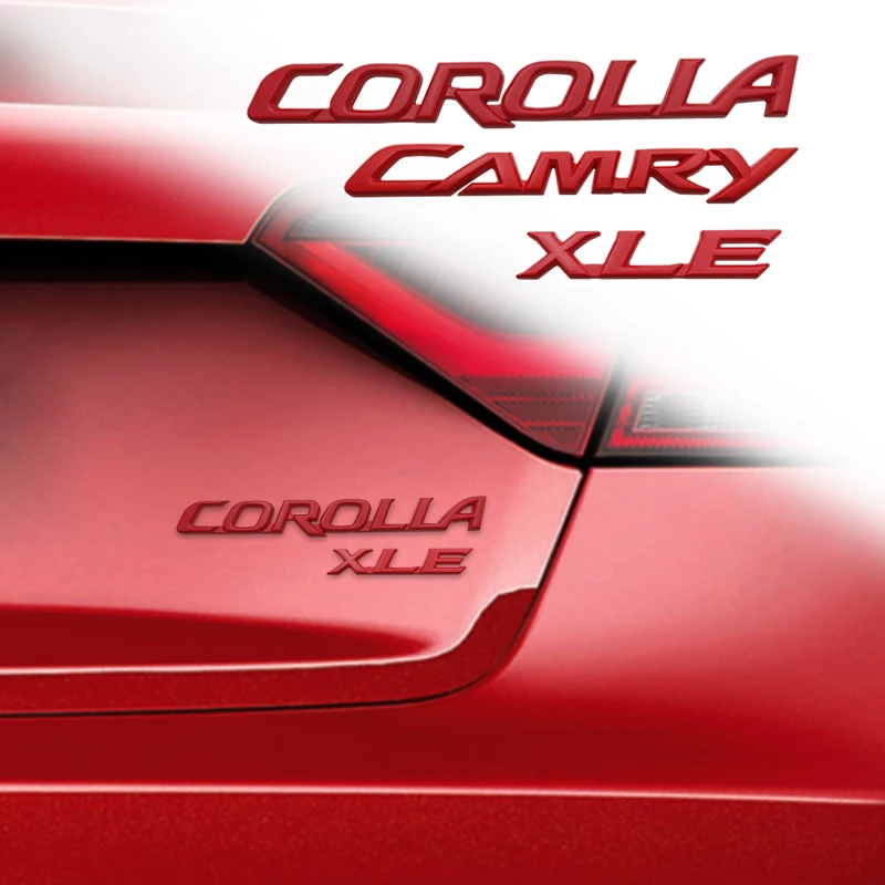Автомобильная наклейка металлическая эмблема Наклейка для Toyota Camry Corolla XLE GR Sport TRD