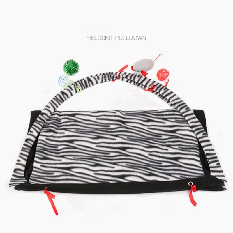 Лежанки для кошек коврики ползания Игровая палатка из стекловолокна с узором