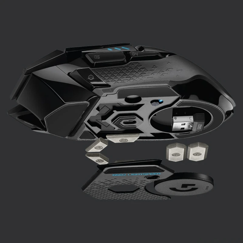 Новая игровая мышь Logitech G502 LIGHTSPEED Wirelss с датчиком 16K 16000DPI HERO LIGHTSYNC RGB для Windows Mac OS |