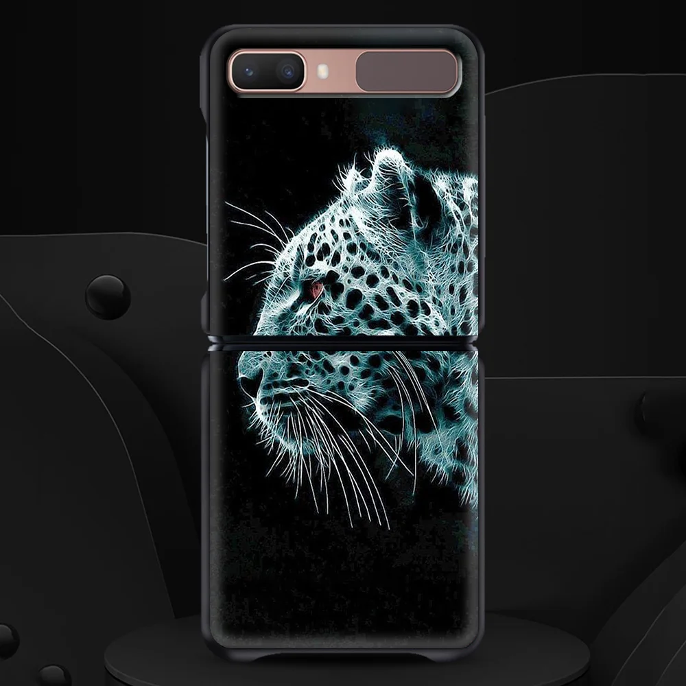 

Wolf, Tiger, Leopard, Lion Luxury Back Phone Case for Samsung Galaxy Z Flip Case Cover for Samsung Galaxy Z Flip Fundas Coque