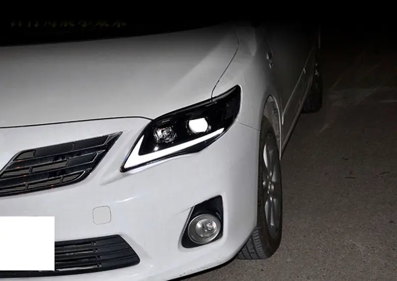 Автомобильные фары светодиодные для Toyota Corolla 2011 13 биксеноновые дальнего и