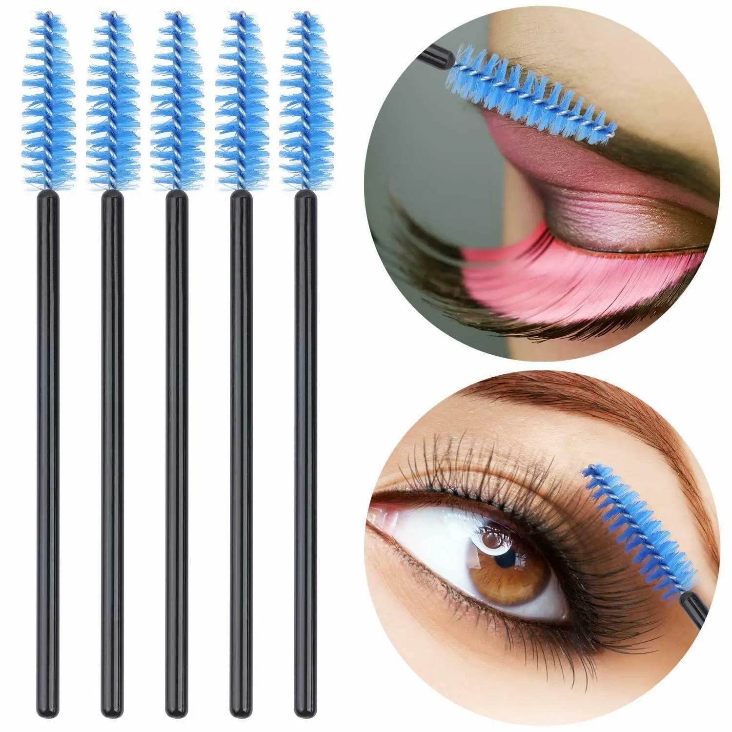 

50 шт./упак. ATOMUS одноразовая щеточка для ресниц Пластик гребень палочки для бровей ресницы Профессиональный Красота Make up Инструменты