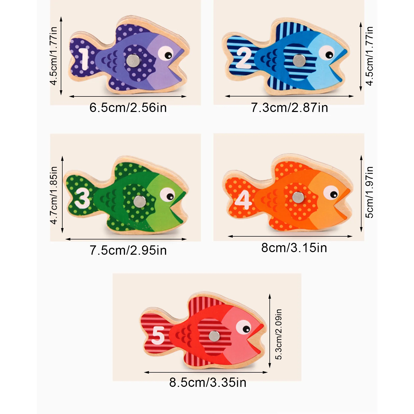 

Children Wooden Magnetic Fishing Game Alphabet Color Sorting Puzzle Montessori Interactive Game Gift For Kid Early Learning Toys