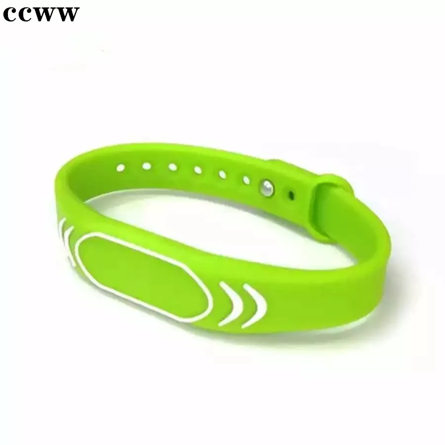 5 Colors Select 125khz Waterproof Adjustable Silicone Wristband Bracelet Keyfobs Token RFID EM4100/TK4100 Tags Swimming Pool Key |
