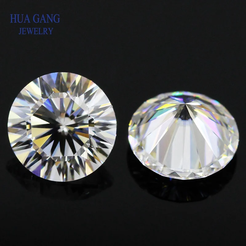 16 сердец и стрел Moissanite 1 карат D Цвет VVS четкость 6 5 мм круглая огранка лаборатория