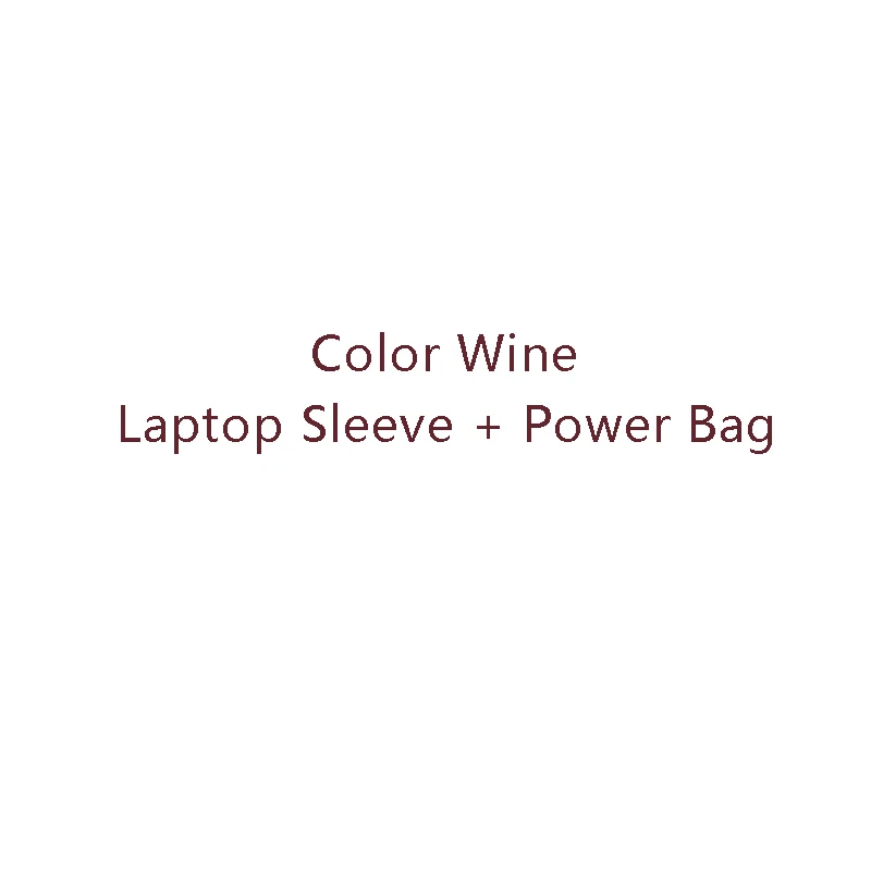 Wine Red Power bag Обновленный чехол для ноутбука 12 13 14 15,6 дюймов для Macbook Air Pro с мягкой плюшевой подкладкой, водонепроницаемая сумка на молнии для ноутбука - Цвет: Wine Red Power bag
