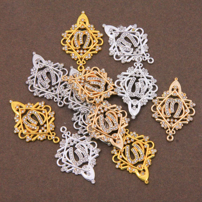 Оптовая продажа новый полый дизайн мусульманский кулон ожерелье сделай сам