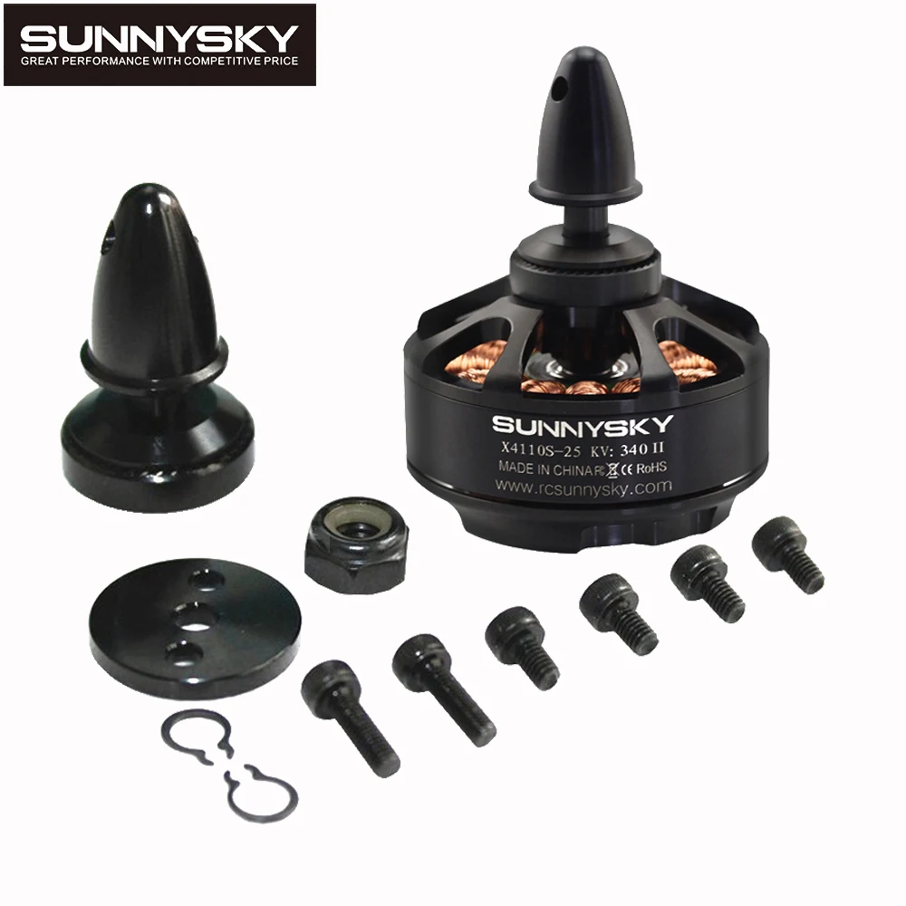 4 шт./лот Sunnysky X4110S 340KV 400KV 460KV 580KV 680KV 4S 6S бесщеточный двигатель для RC Мультикоптер