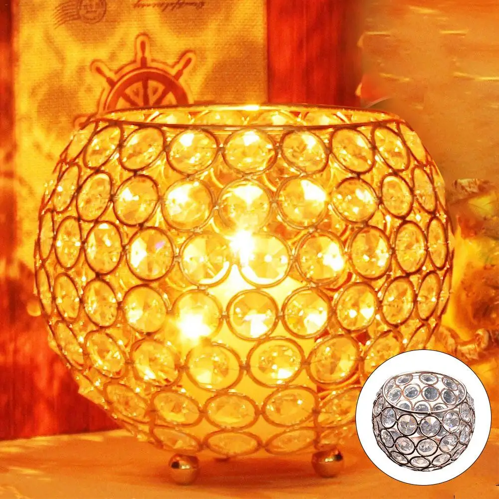 Металлические стеклянные хрустальные подсвечники держатель ручки ваза