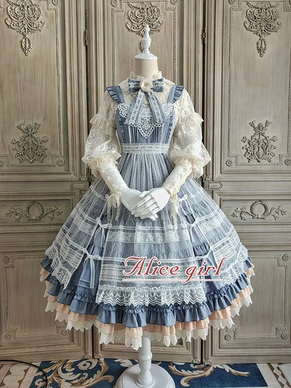 Цветущие камелиас~ элегантное платье лолиты JSK вечерние платья миди от Alice Girl~ предзаказ