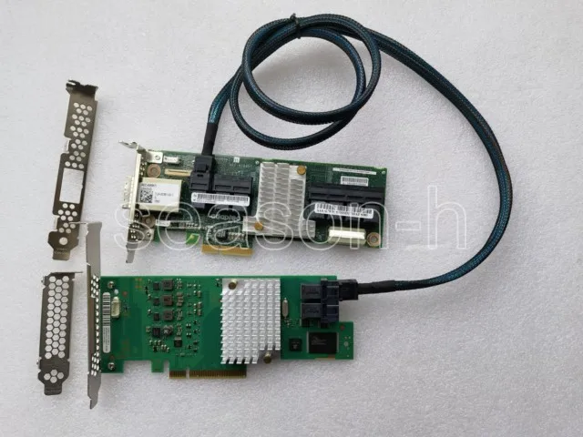 

LSI D3307-A12 +82885T 12G RAID JBOD LSISAS3008 PCI 3.0 RAID0/1/5/10/50=9305-24I 9341-8I 28PORT